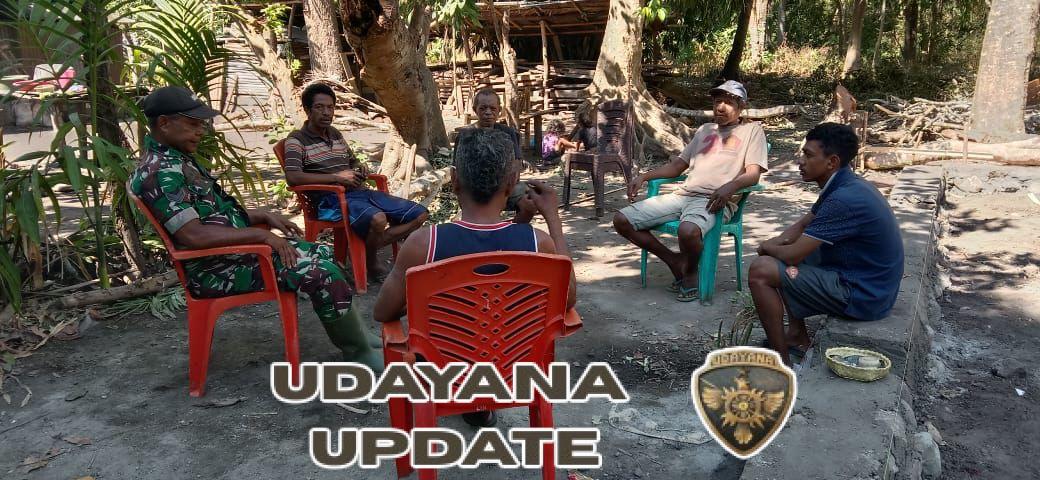 Antisipasi Kebakaran Hutan, Babinsa Ingatkan Warga Buat Ilaran Sebelum Bakar Lahan