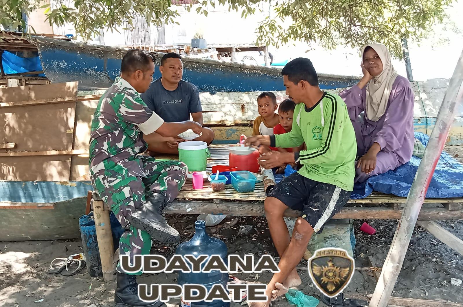 Babinsa Koramil 1625-05/Aesesa Laksanakan Monitoring Wilayah Pesisir di Marapokot