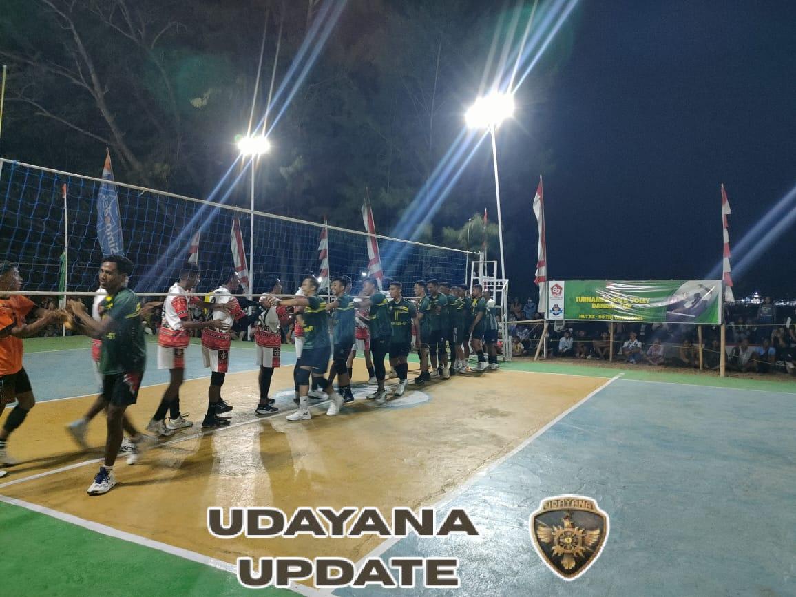 Ciptakan Kamtibmas, Kodim 1601/Sumba Timur Gelar Patroli di Pertandingan Voli Dandim Cup