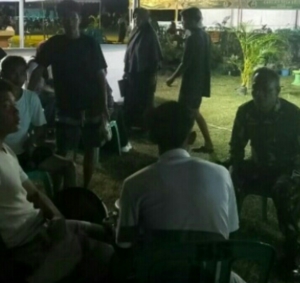 Jaga Kamtibmas, Serka Lalu Zainuddin Gelar Patroli Malam di Kecamatan Jereweh