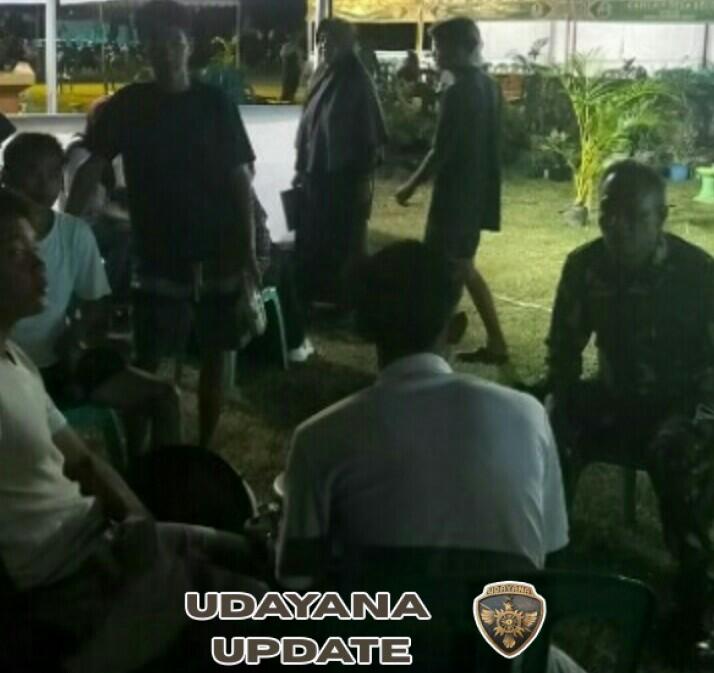 Jaga Kamtibmas, Serka Lalu Zainuddin Gelar Patroli Malam di Kecamatan Jereweh