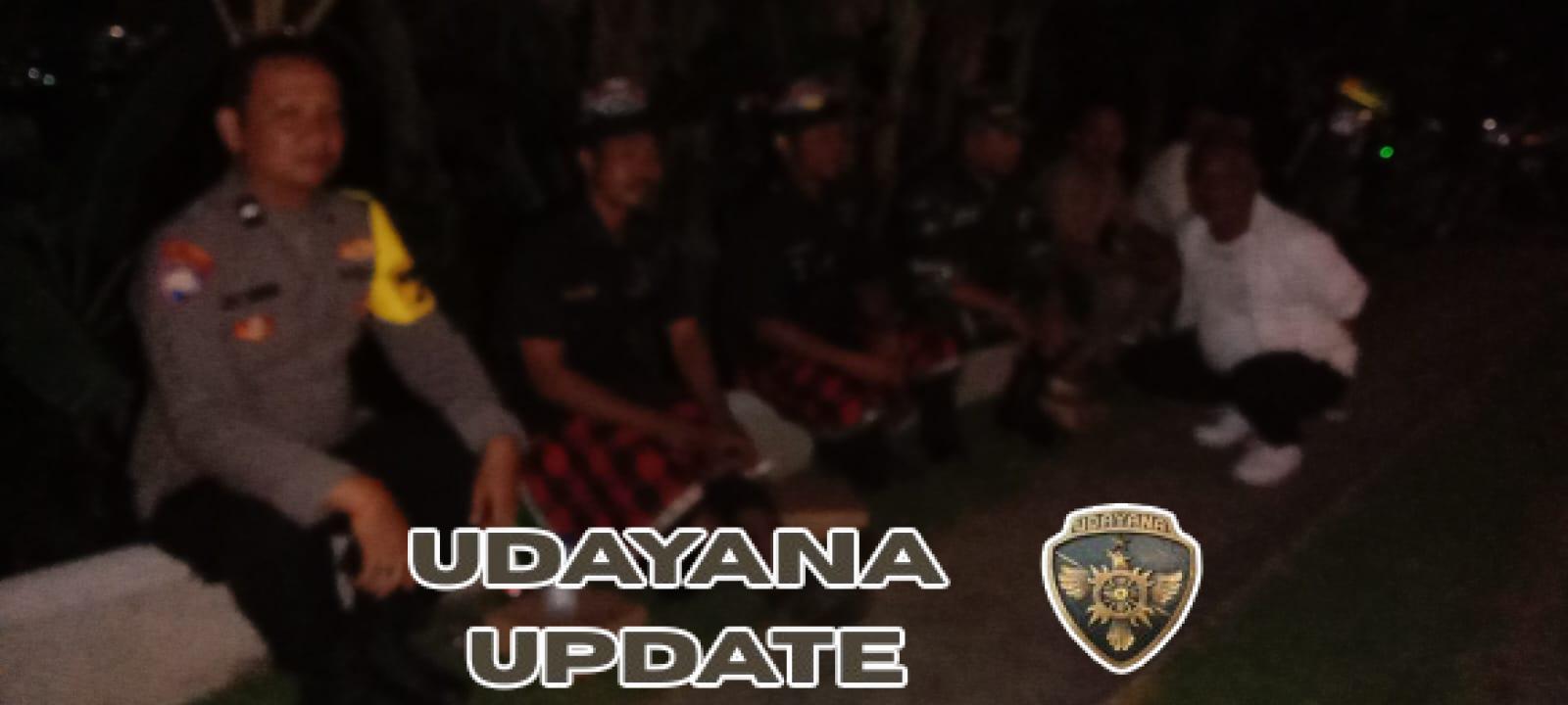 Babinsa dan Bhabinkamtibmas Amankan Pesta Siaga 2025 di Banjar Dinas Mekarsari, Desa Panji, Kecamatan Sukasada, Kabupaten Buleleng