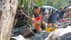 Semangat Pra TMMD 126, Jembatan Baru untuk Desa
