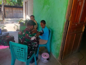 Yonarmed 12 Kostrad Hadirkan Bakti Kesehatan untuk Masyarakat Tapal Batas