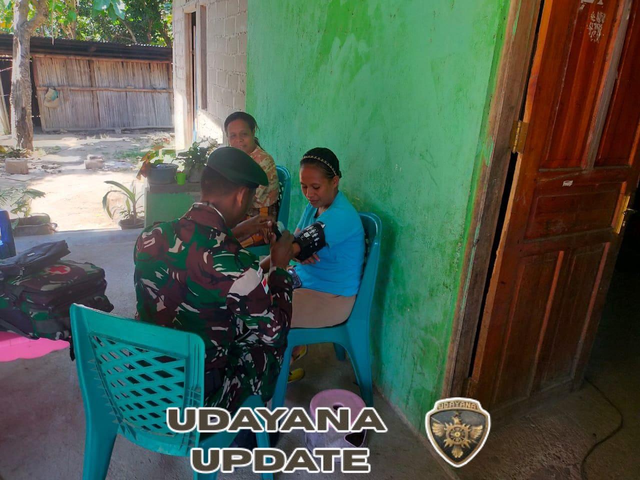 Yonarmed 12 Kostrad Hadirkan Bakti Kesehatan untuk Masyarakat Tapal Batas