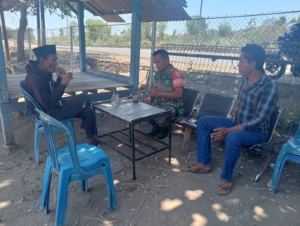 Koptu Arifin Ajak Masyarakat Tambak Sari Ciptakan Lingkungan Bersih dan Aman