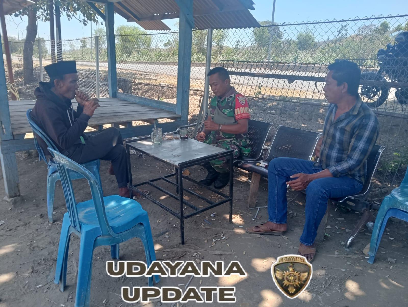 Koptu Arifin Ajak Masyarakat Tambak Sari Ciptakan Lingkungan Bersih dan Aman