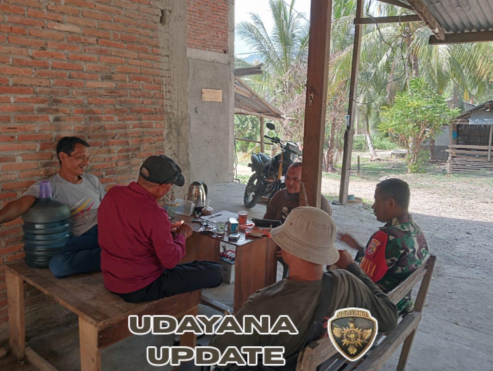 Sertu Ismail Ajak Warga Desa Beru Jaga Kebersihan dan Kamtibmas Lewat Komsos