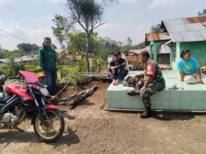 Babinsa Koramil Detusoko Laksanakan Komsos dan Pantau Situasi Desa Nggumbelaka