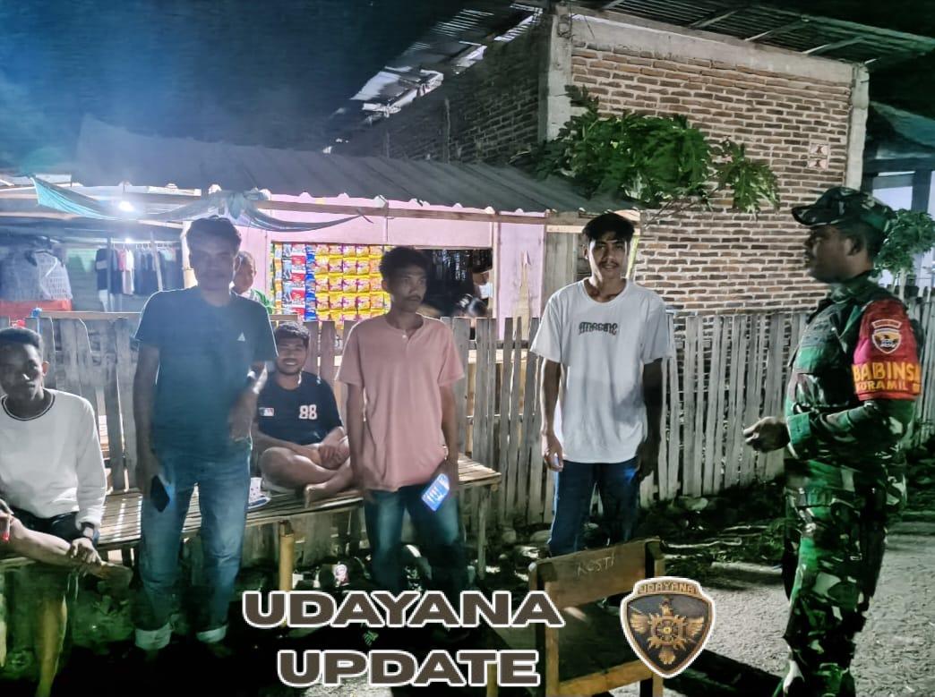 Bahaya Narkoba Jadi Fokus Patroli Babinsa Sakuru