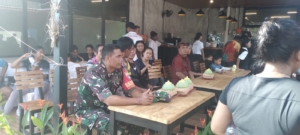 Babinsa Desa Buruan Hadiri Peresmian Fitness Studio di Jalan Banteng Blahbatuh