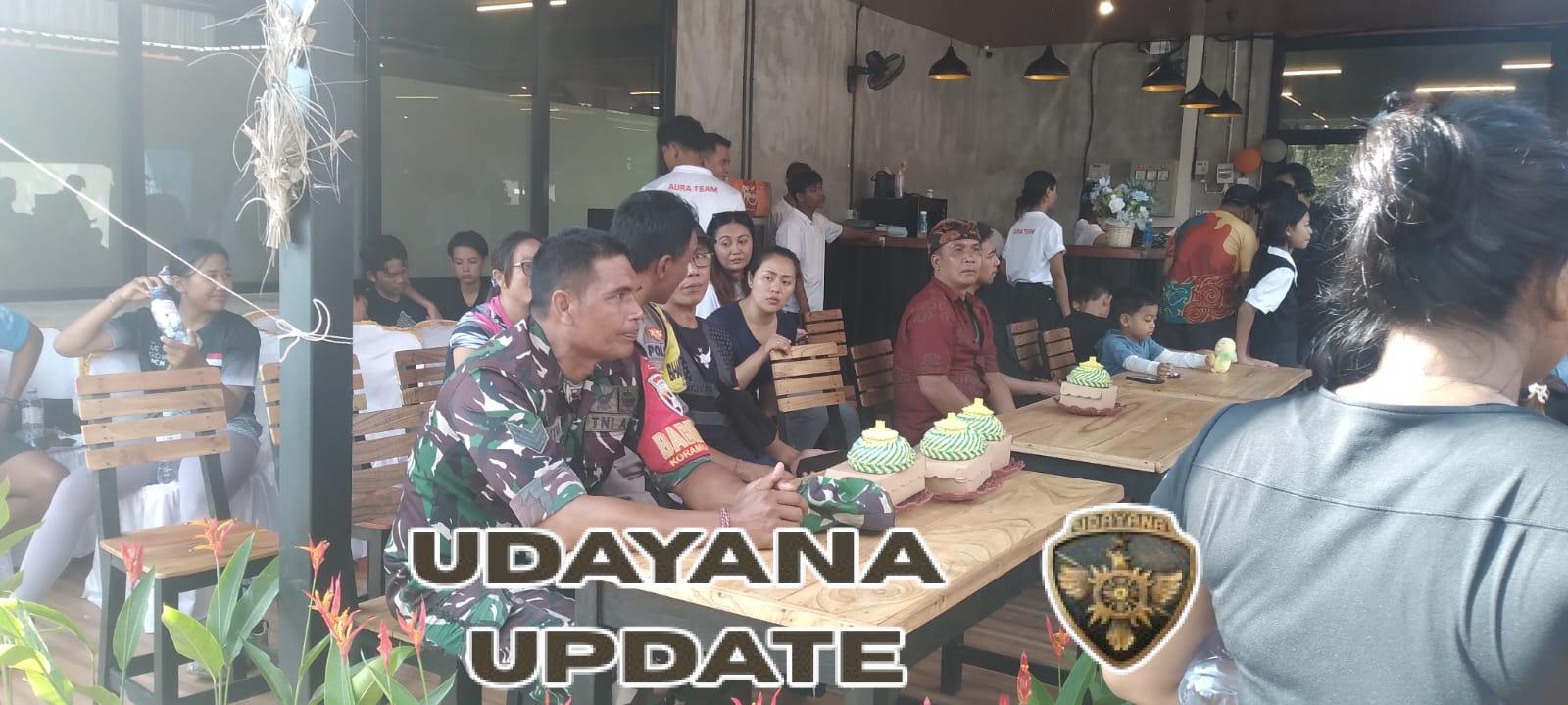 Babinsa Desa Buruan Hadiri Peresmian Fitness Studio di Jalan Banteng Blahbatuh