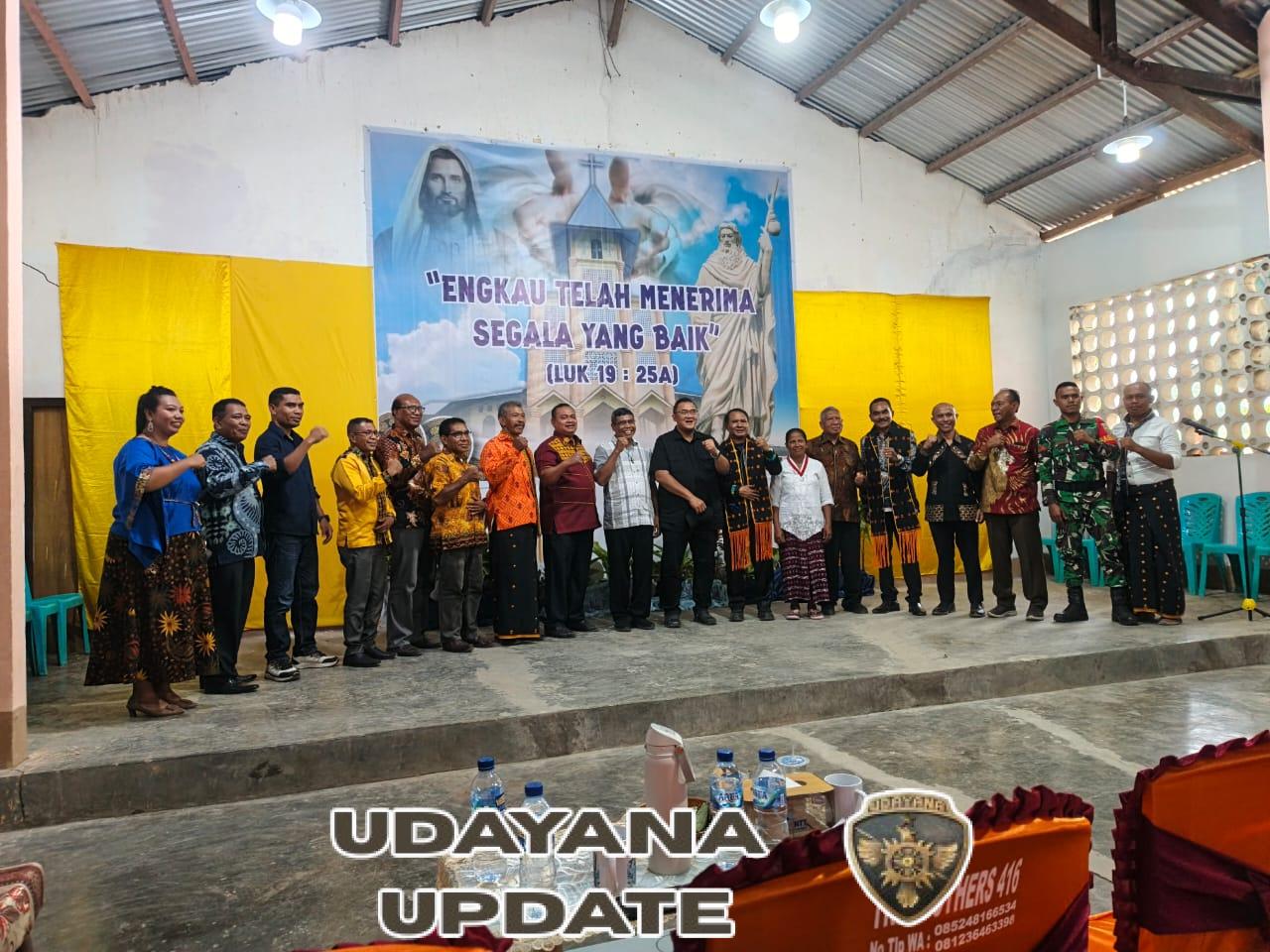 Babinsa Pos Aegela Hadiri Peresmian Gereja Paroki Santo Paulus Rasul Kotakeo