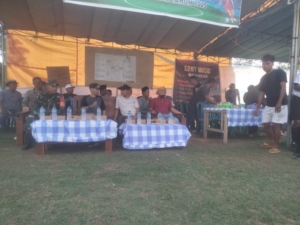 ‎TNI Bersama Rakyat, Babinsa Dampingi Penutupan Turnamen Desa Ledang HUT RI ke-80