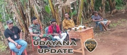 Komsos Babinsa Desa Tube Berlangsung Aman dan Tertib
