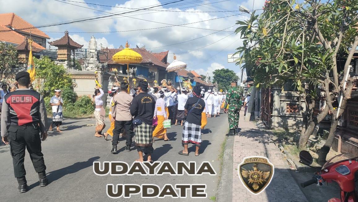 Upacara Melasti Rangkaian Karya Pura Dalem Sembir Dikawal Ketat Tiga Pilar Desa Kutampi