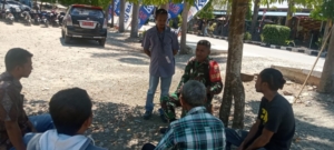 Peduli Kesehatan Warga, Babinsa Lakukan Komsos di Desa Banfanu