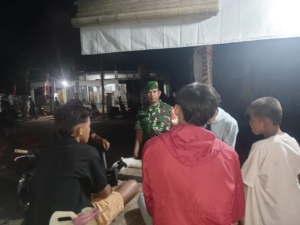 Serka Anas Munandar Ajak Pemuda Woko Tingkatkan Siskamling