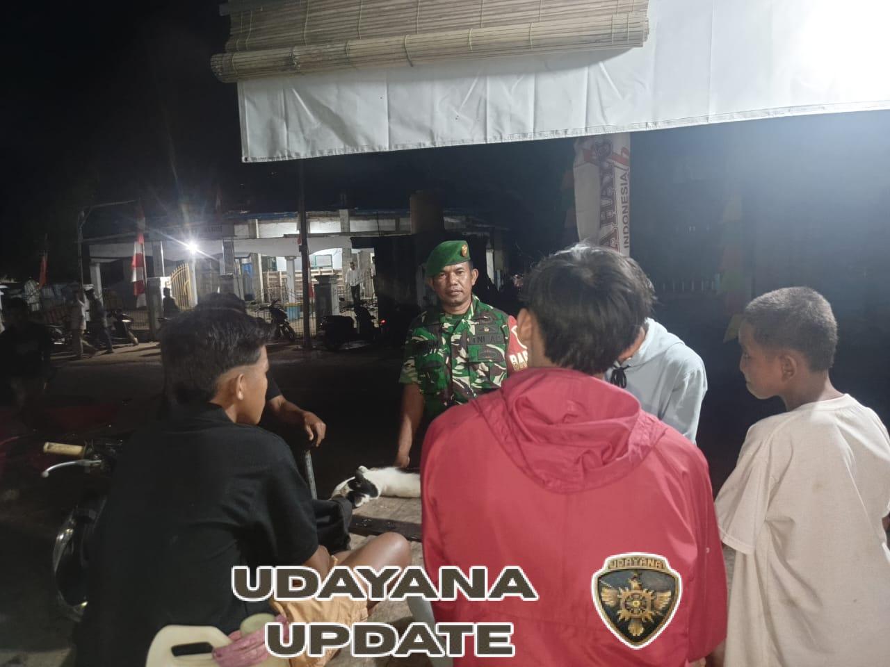 Serka Anas Munandar Ajak Pemuda Woko Tingkatkan Siskamling
