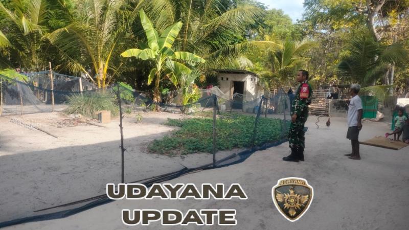 Babinsa Koramil 1627-03/BTT Dorong Warga Jaga Lingkungan dan Keharmonisan Desa