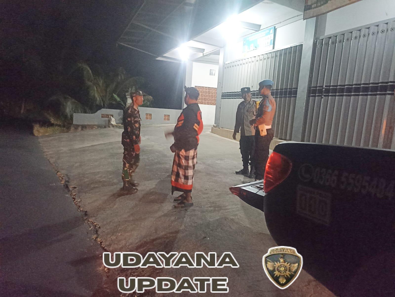 Sinergi TNI-Polri dan Pecalang, Patroli Gabungan di Tembuku Ciptakan Keamanan Malam Hari