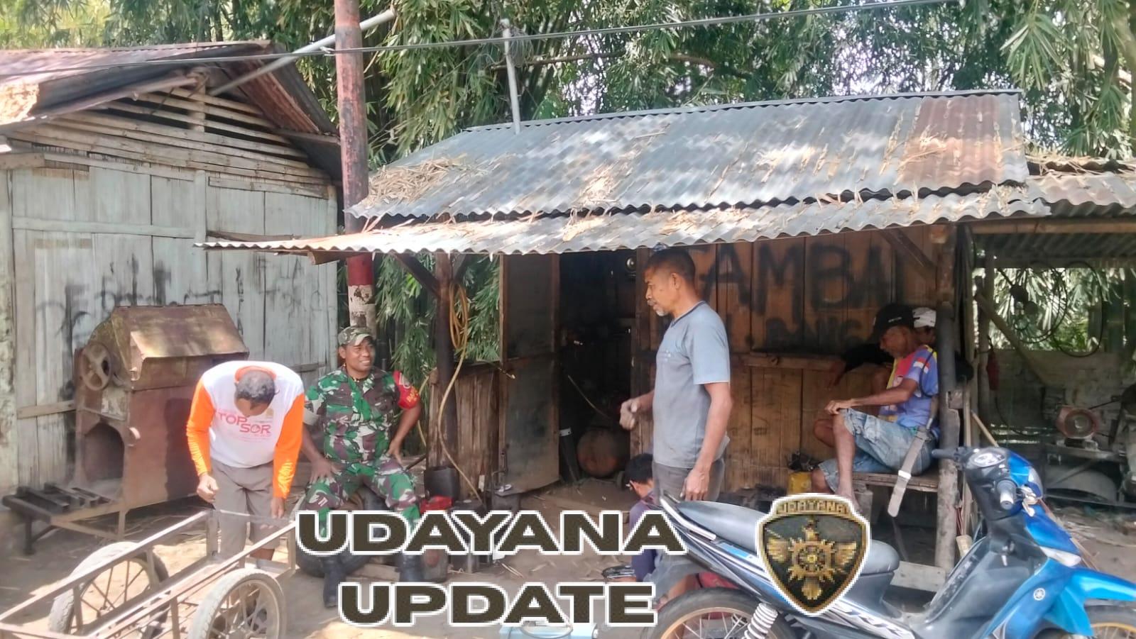 Babinsa Koramil 1625-01/Bajawa Gelar Patroli dan Komsos di Desa Masu Kedhi