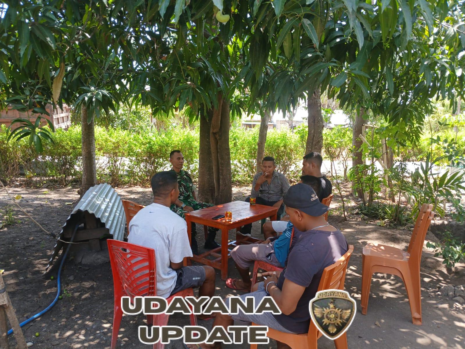 Babinsa Koramil 1625-05/Aesesa Gelar Monitoring dan Komsos di Desa Olaia