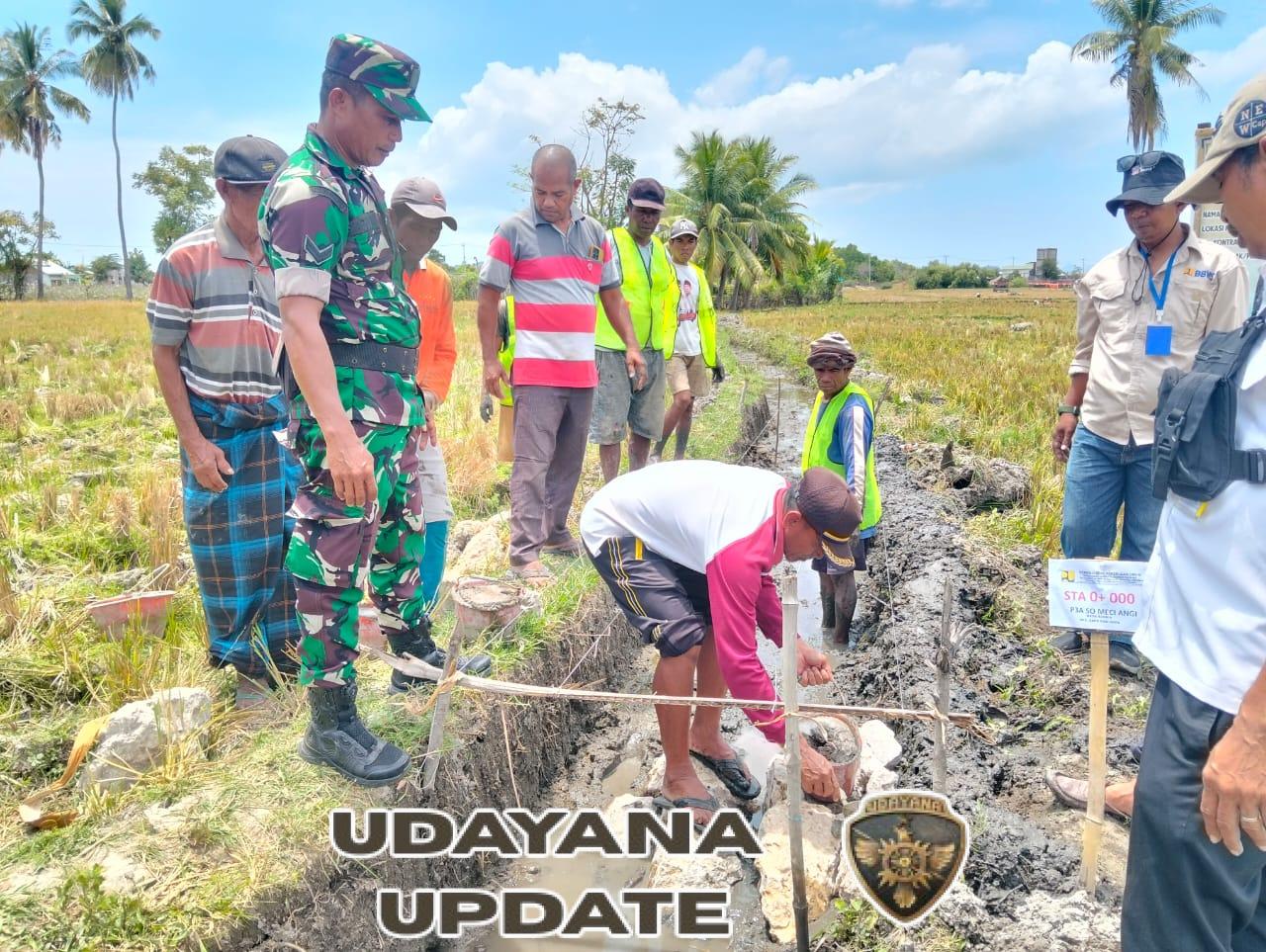 Proyek Saluran Irigasi Tersier P3A So Kawinda Dimulai, Target Tingkatkan Hasil Panen Petani