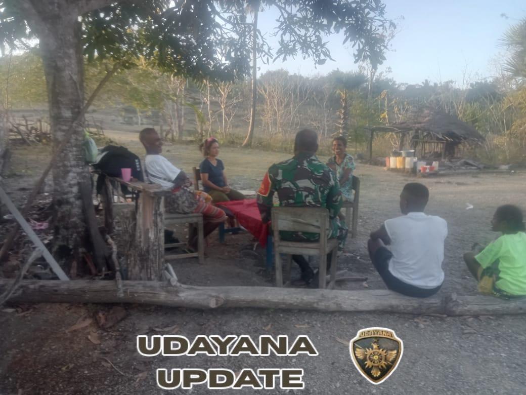 Silaturahmi dan Edukasi, Babinsa Tualene Aktif Bina Warga Soal Hidup Sehat