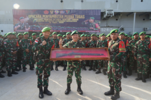 Yonif 741/GN Sambut Kembali Personel Satgas Pamtas RI–RDTL Usai Menyelesaikan Tugas 2024–2025