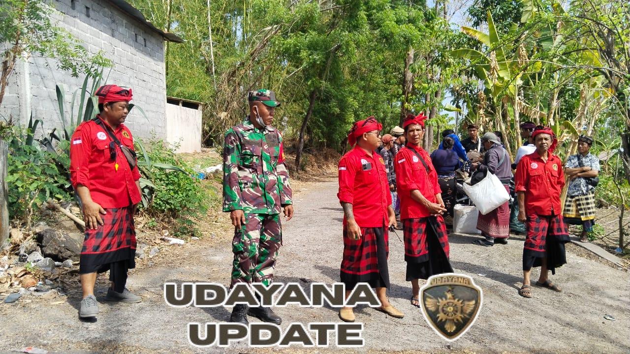 Babinsa Desa Dukuh bersinergi amankan upacara Pelebon.