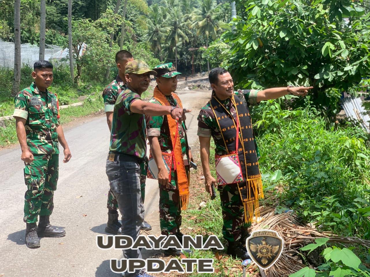 Dandim 1625/Ngada Dampingi Irdam IX/Udayana Tinjau Lokasi Banjir Bandang di Desa Sawu, Nagekeo