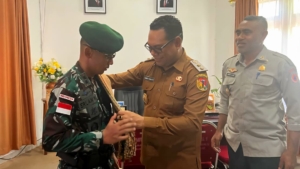 Pererat Hubungan, Danyonarmed 12 Kostrad Disambut Hangat Pemkab Belu