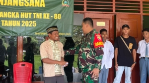 Kodim 1603/Sikka Rayakan HUT TNI ke-80 dengan Anjangsana: Wujud Penghormatan untuk Purnawirawan dan Kedekatan dengan Rakyat