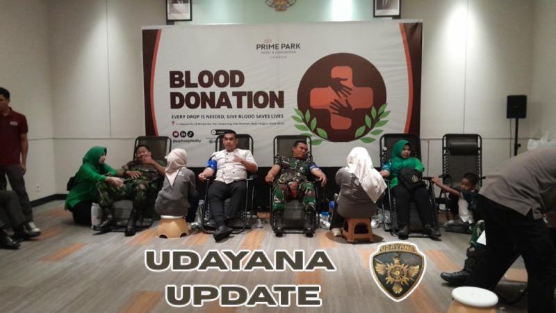 Kodim 1606 Mataram Gelar Donor Darah, Ratusan Kantong Terkumpul di HUT TNI ke-80