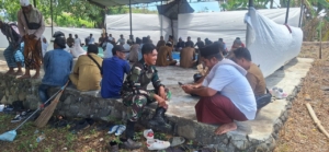 Koramil Empang Hadiri Tradisi Adat Rembung Rame di Desa Boal