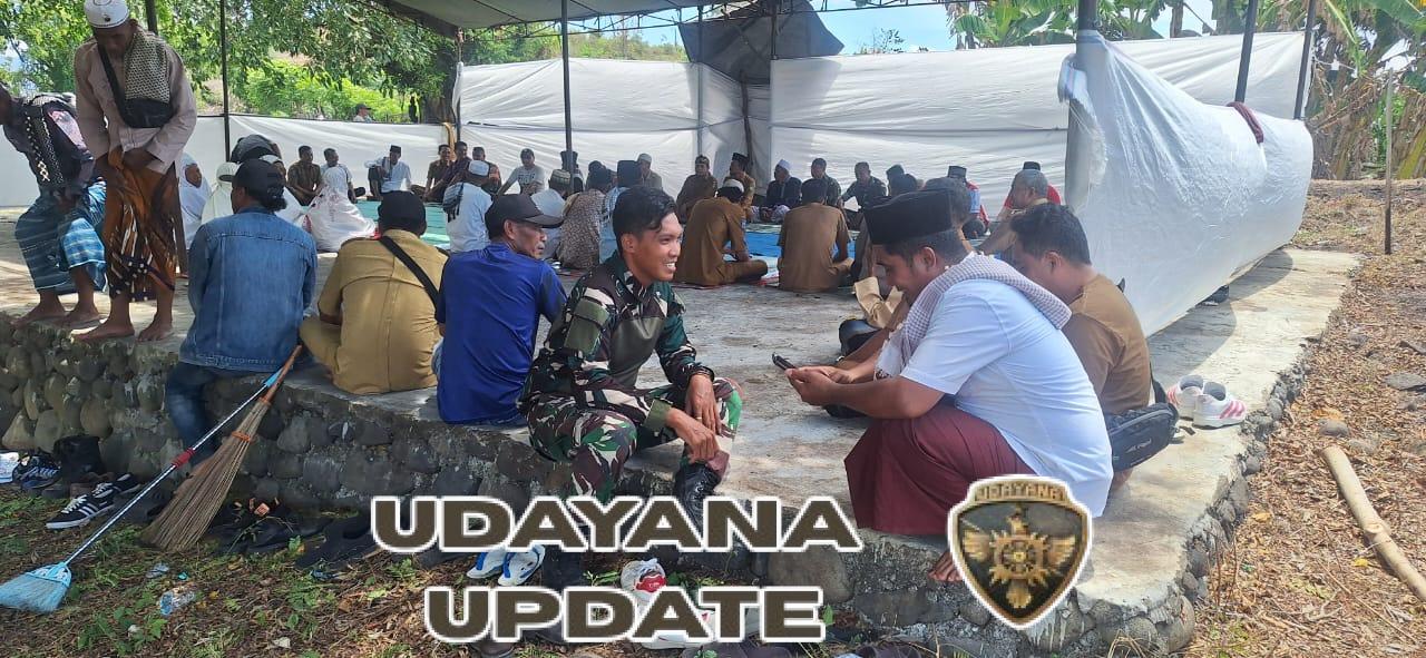 Koramil Empang Hadiri Tradisi Adat Rembung Rame di Desa Boal