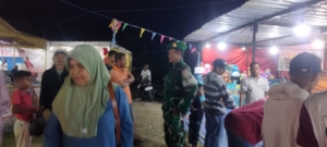 Patroli Malam Koramil 1628-03/Seteluk, Warga Diingatkan Jaga Kamtibmas