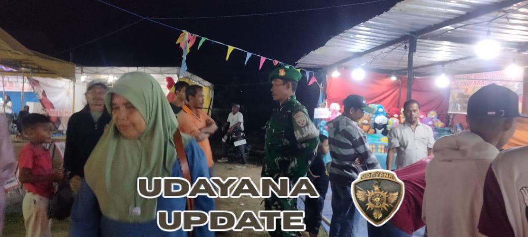 Patroli Malam Koramil 1628-03/Seteluk, Warga Diingatkan Jaga Kamtibmas