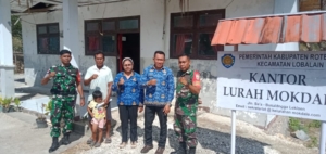 Koramil 1627-01/Baa Pastikan Pelayanan Publik dan Area Keramaian Berjalan Aman Lewat Patroli Rutin