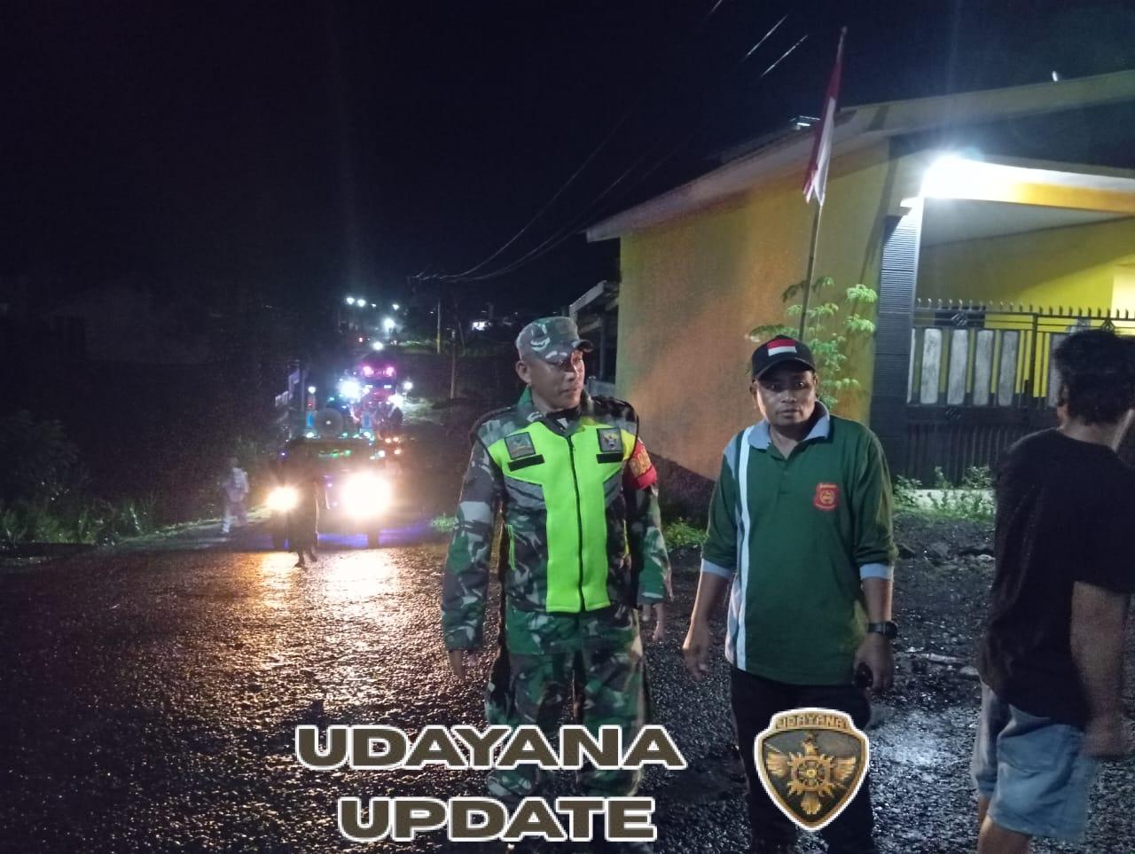 Patroli Malam Babinsa Wujudkan Rasa Aman di Desa Sorinomo