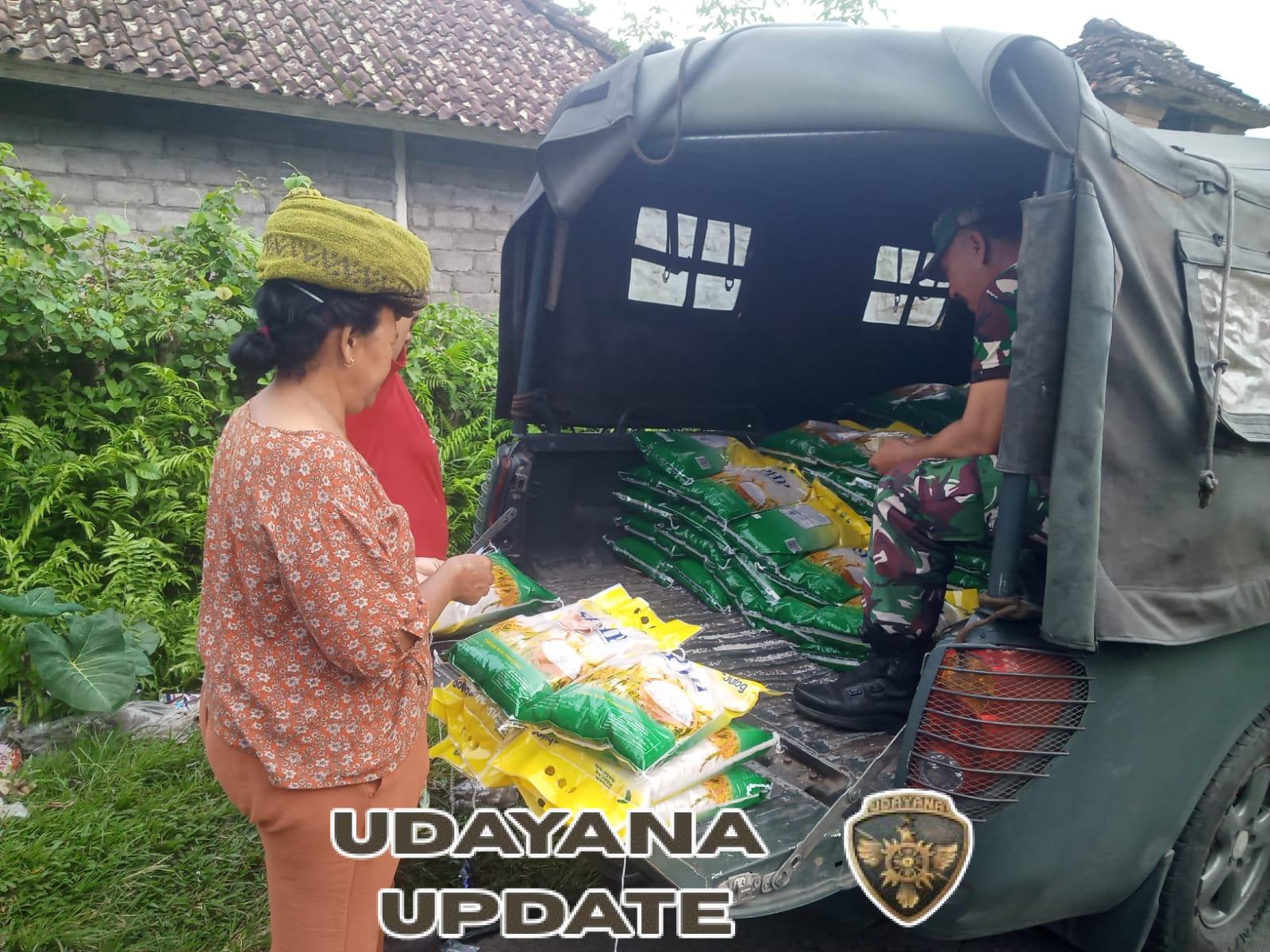 Babinsa Koramil 1626-02/Susut Gencar Distribusikan Beras Murah Sambut HUT TNI ke-80