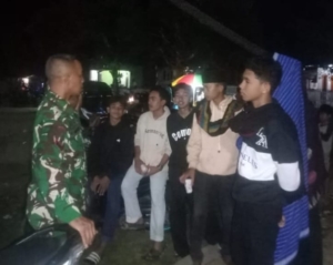 Serka Maman Ajak Warga Desa Pela Perkuat Toleransi dan Laporkan Permasalahan Keamanan