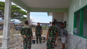 Kolonel Kadek Abriawan Pastikan Pekerjaan Kantor Koramil Sulamu