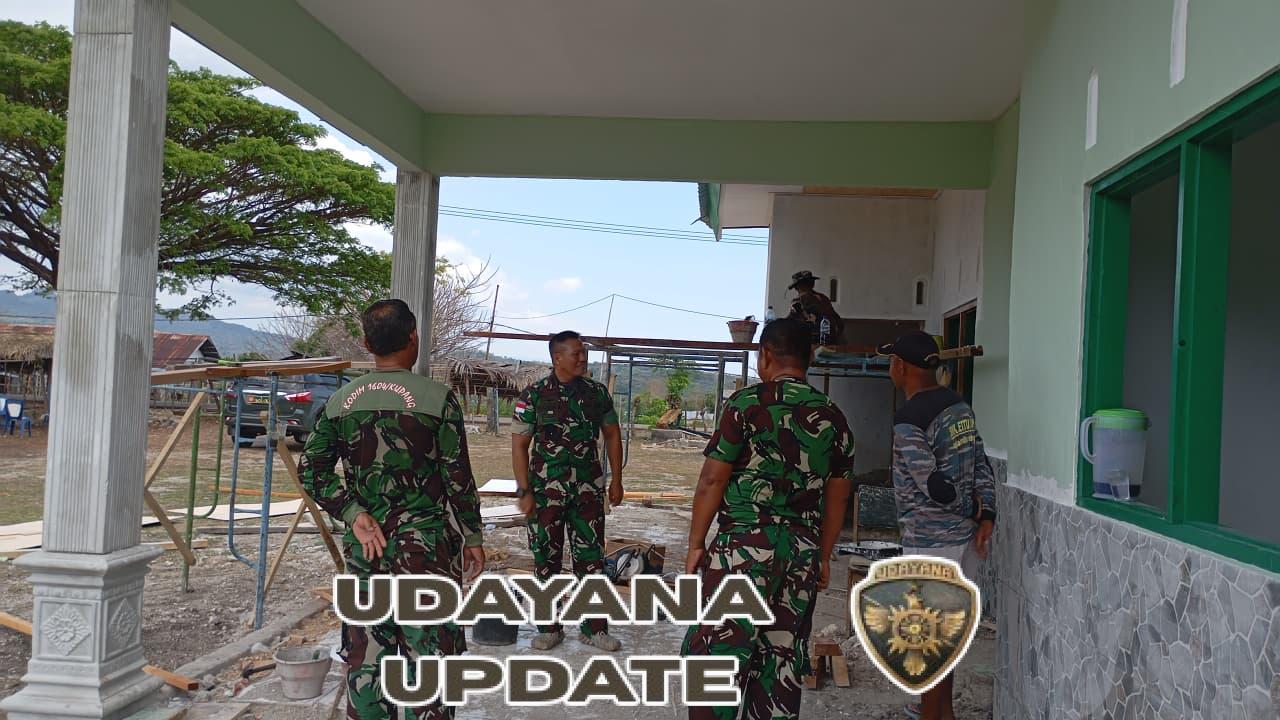 Kolonel Kadek Abriawan Pastikan Pekerjaan Kantor Koramil Sulamu