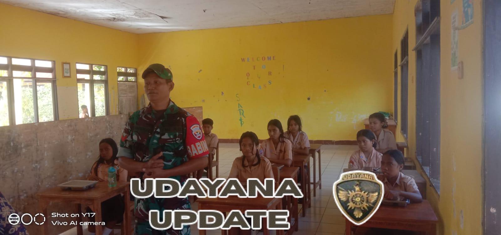 Babinsa Koramil 1627-01 Dampingi Distribusi MBG di 32 Titik Sekolah dan Posyandu