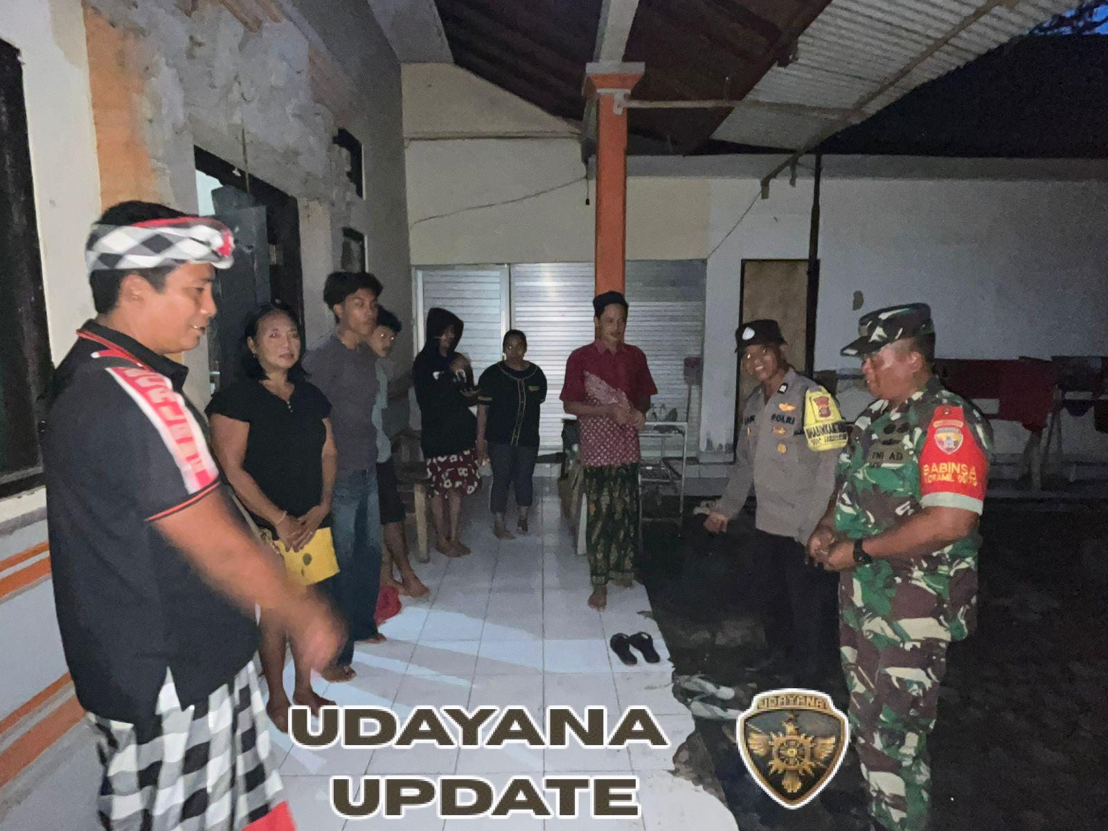 Sinergi Babinsa, Bhabinkamtibmas dan Pecalang Wujudkan Kamtibmas di Tegallalang