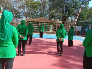 Senam Bersama Pererat Kekompakan Persit Dompu