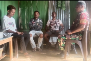 Sertu Yulius David Laksanakan Anjangsana, Pererat Silaturahmi dengan Warga Binaan