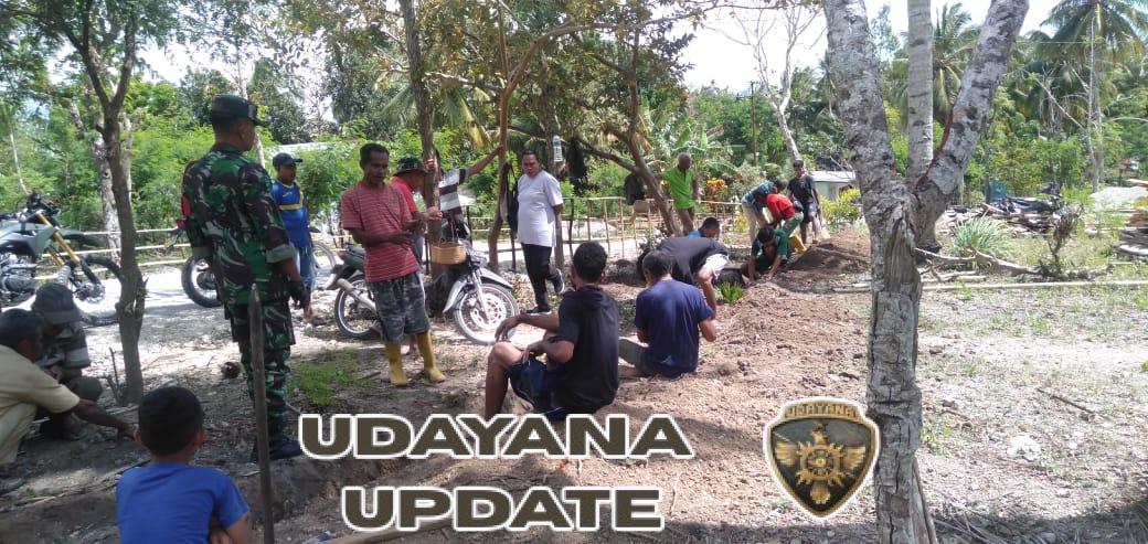 Babinsa Serka Hery Sujibto Motifasi Warga Laksanakan Karbak